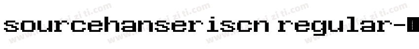 sourcehanseriscn regular字体转换